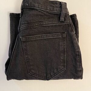 Abercrombie & Fitch Kick Flare Ultra High-Rise Black Jeans Size 25